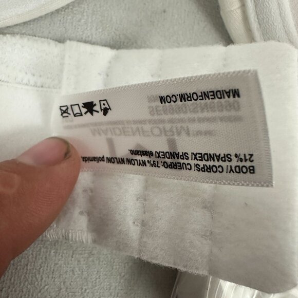 Maidenform Stay Put Power Strapless Lift Bra Size 38D White Smartzone Adjustable - Picture 8 of 8